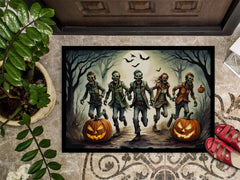 Zombies Spooky Halloween Doormat