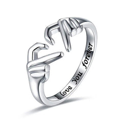Fashion Love You Forever Open Couple Ring - Trending Accessory