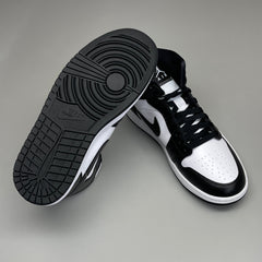 NIKE AIR JORDAN 1 Mid Panda Shoe Women's Sz 7.5 Black / White DV0991-101 (New)