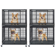 37" Stackable Heavy Duty Dog Kennel 371D08