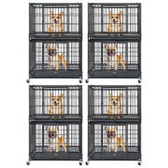 37" Stackable Heavy Duty Dog Kennel 371D08