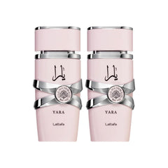 Lattafa Yara for Women Eau de Parfum Spray, 3.4 Ounce (Pack of 2)