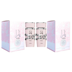 Lattafa Yara for Women Eau de Parfum Spray, 3.4 Ounce (Pack of 2)