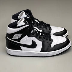 NIKE AIR JORDAN 1 Mid Panda Shoe Women's Sz 7.5 Black / White DV0991-101 (New)