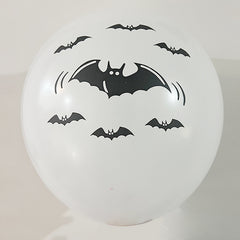 Halloween Skull Black Balloons (Set of Halloween Balloons)