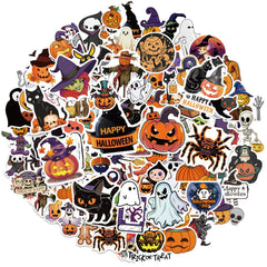 winthrop 100 Pcs Halloween Stickers Vinyl Waterproof Bulk Laptop Stickers Halloween Party Favors Best Choice for Halloween Classroom Crafts & Halloween Party Decoration