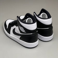 NIKE AIR JORDAN 1 Mid Panda Shoe Women's Sz 7.5 Black / White DV0991-101 (New)