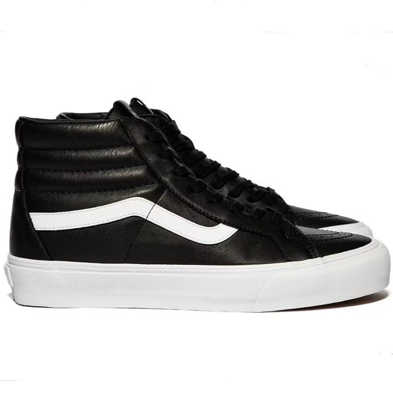 Vans Sk8 Hi Reissue VI Shoes Black Dream Leather High Top Sneakers Vault NEW
