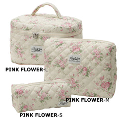 1pcs Cute Quilted Cotton Makeup Bag Women Zipper Cosmetic Organizer Cloth Handbag Box Shape Portable Toiletry Case for Girls