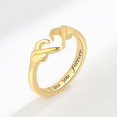 Fashion Love You Forever Open Couple Ring - Trending Accessory