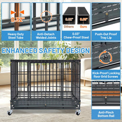 37" Stackable Heavy Duty Dog Kennel 371D08